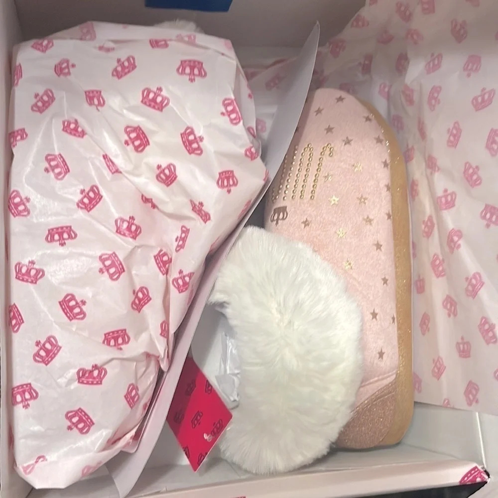 🔥🔥ON SALE ‼️ NWT Juicy By Juicy Couture Tulare Girls Bootie Slippers